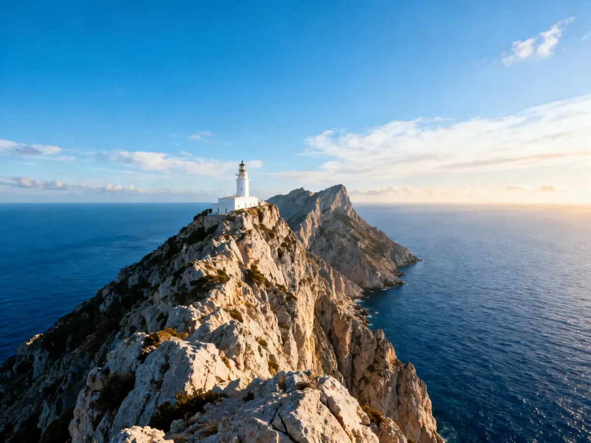 Latarnia morska na klifach Cap de Formentor