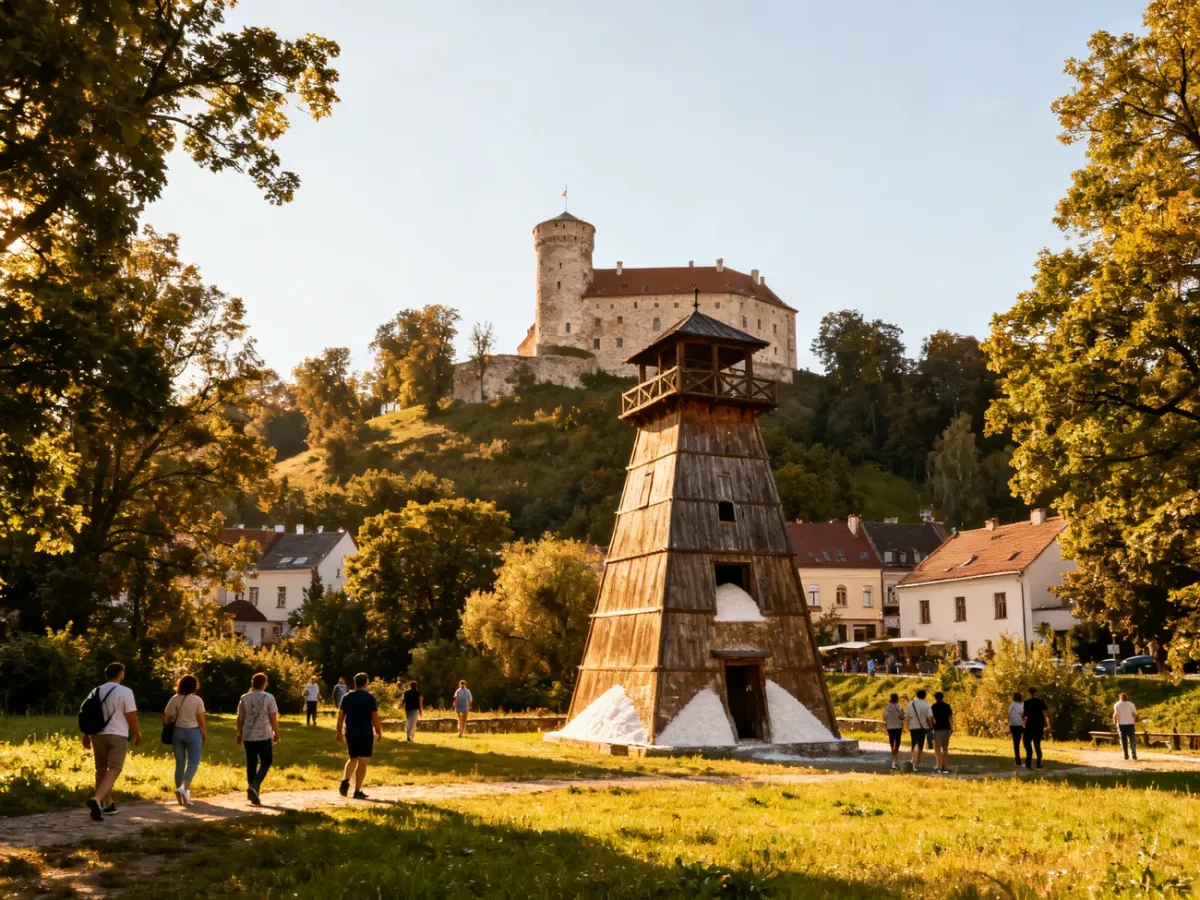Atrakcje Wieliczki na powierzchni: Zamek Żupny i tężnia solankowa